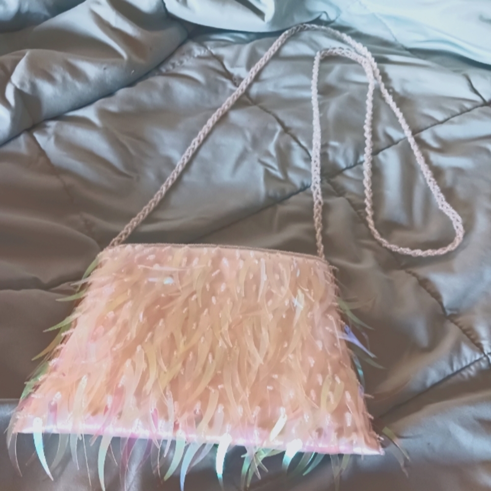Beaded mini purse